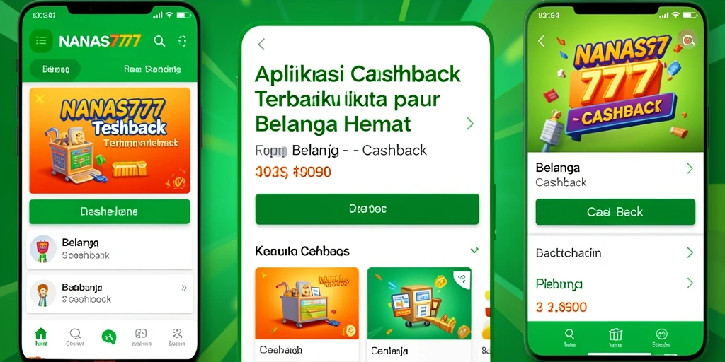 Antarmuka aplikasi NANAS777 yang menarik dan mudah digunakan untuk cashback.