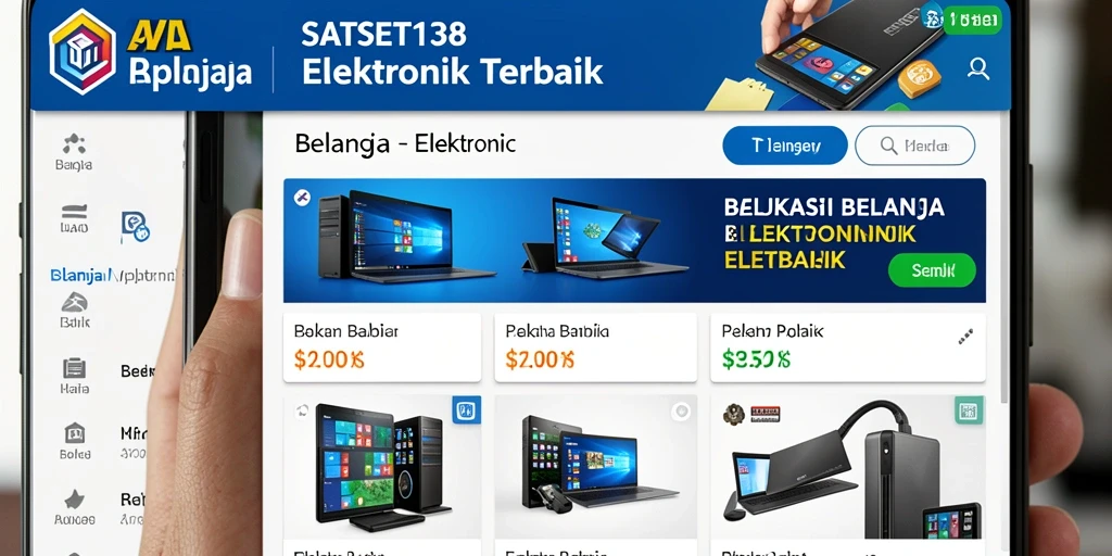 Tampilan aplikasi SATSET138 yang modern dan fungsional.